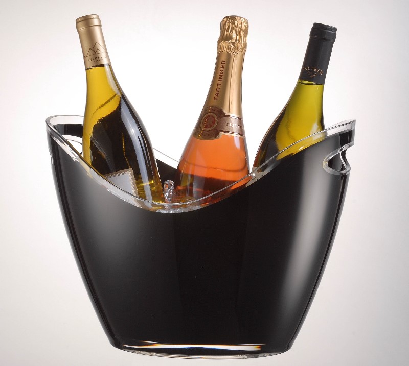 VINO 4BOTTLE WINE BUCKET in 3COLORS Wine Coolers & Beverage TubsBarware Wine CoolersWine